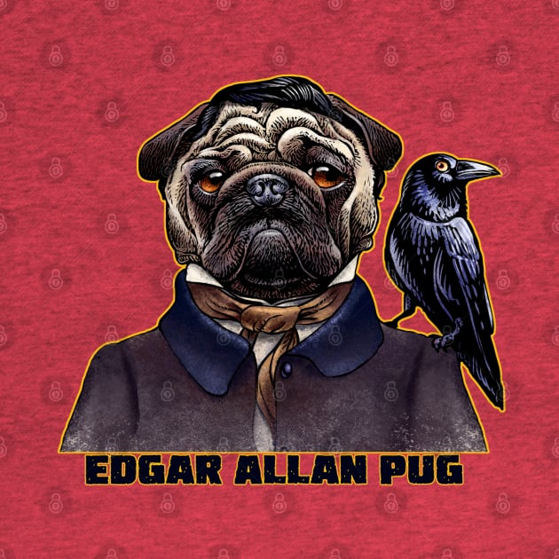 Edgar Allan Pug by ChetArt